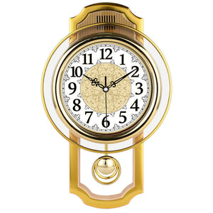 Retro Swing Wall Clock Living Room Simple Fashion Quartz Clock